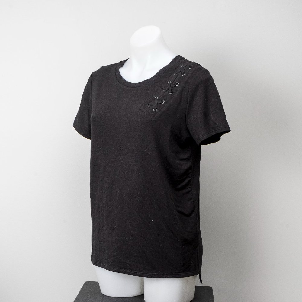 NWT Cable & Gage lace up detail T - Large